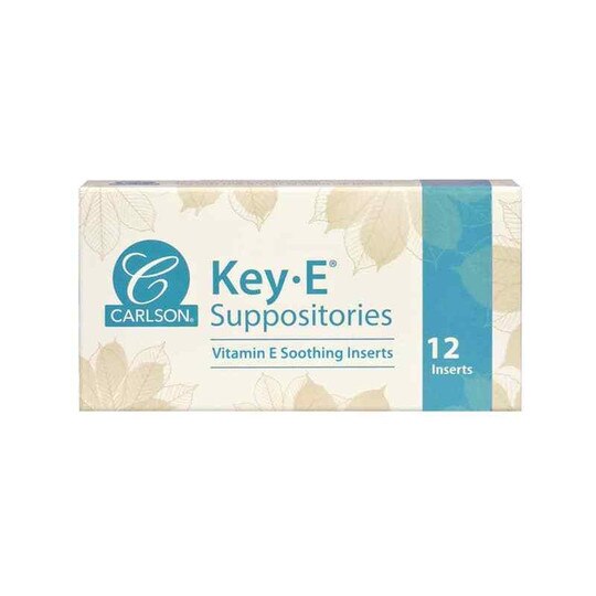 Key-E Natural Vitamin E Suppositories, CL
